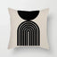 Creative Abstract Line Pattern Cushion Cover Home Decor Pillowcase Sofa Decoration Bird Peach Skin