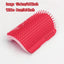 2/1PCS Pet Brush Comb Play Cat Toy Softer Cat Self Groomer Massage Comb with Catnip Face Scratcher for Kitten Puppy Cat Clean