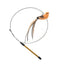 Simulation Bird interactive Cat Toy Funny Feather Bird with Bell Cat Stick Toy for Kitten Playing Teaser Wand Toy Cat Supplies