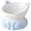 Cat Bowl Ceramic High Foot Diagonal Mouth Neck Protection Cat Food Bowl Large Diameter Drinking Bowl Anti Overturning Cat Food B