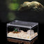 Reptile Pet Breeding Box Transparent Animal Habitat Cage With Breathable Holes Water Leakproof Box For Spider Snake Lizard