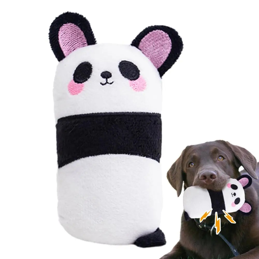 Chew Toys For Dogs Soft Cartoon Plush Dog Teethers Chew Toys Relaxing Sensory Toys Interactive Elastic Pet Toys With Sound For