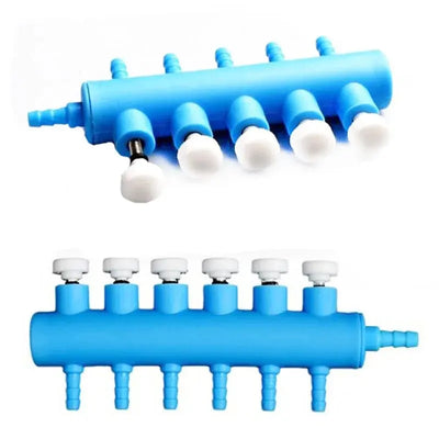 Aquarium Air Splitter Valve Fish Tank Air Pump Flow Splitter Distributor Pump Valve Tap Lever Control Switch Valves Accessories