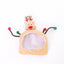 Warm Fleece Cartoon Pet Hat for Cat Christmas Keep Warm York Dog French Bulldog Head Wear Snowman Deer Winter Pet Accessories