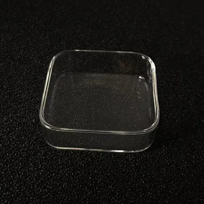 Transparent Aquarium Fish Tank Shrimp Food Feeding Circle Glass Feeder Floating Bottom Feeder Fish Shrimp Aquarium Accessories