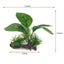Beautiful Simulation Artificial  Aquarium Plastic Plants Decoration Aquatic Fish Tank Ornaments Water Grass Landscape Decor