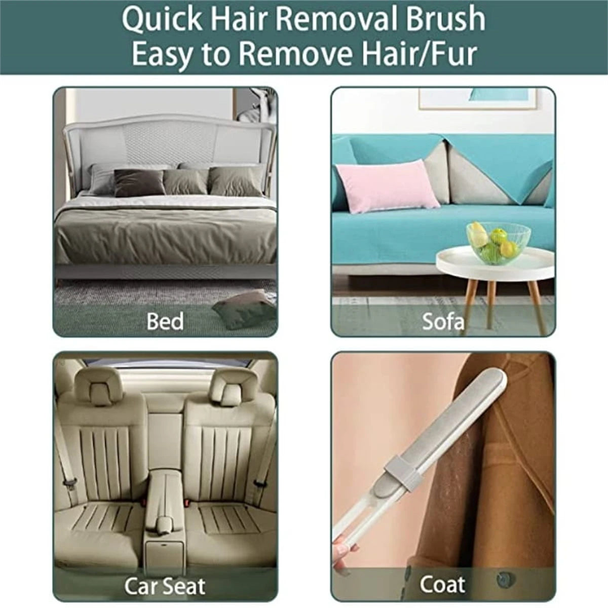 1 PC Reusable Hair Removal Cat Fur Cleaner Pet Dog Cat Hair Remover Lint Roller Brush Reusable Dog Hair Removal Roller