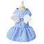 Angel Wings Girls Dog Dress Cat Sundress Puppy Skirt Cute Princess Dress Spring Summer Clothes for Small Dogs Yorkies Chihuahua