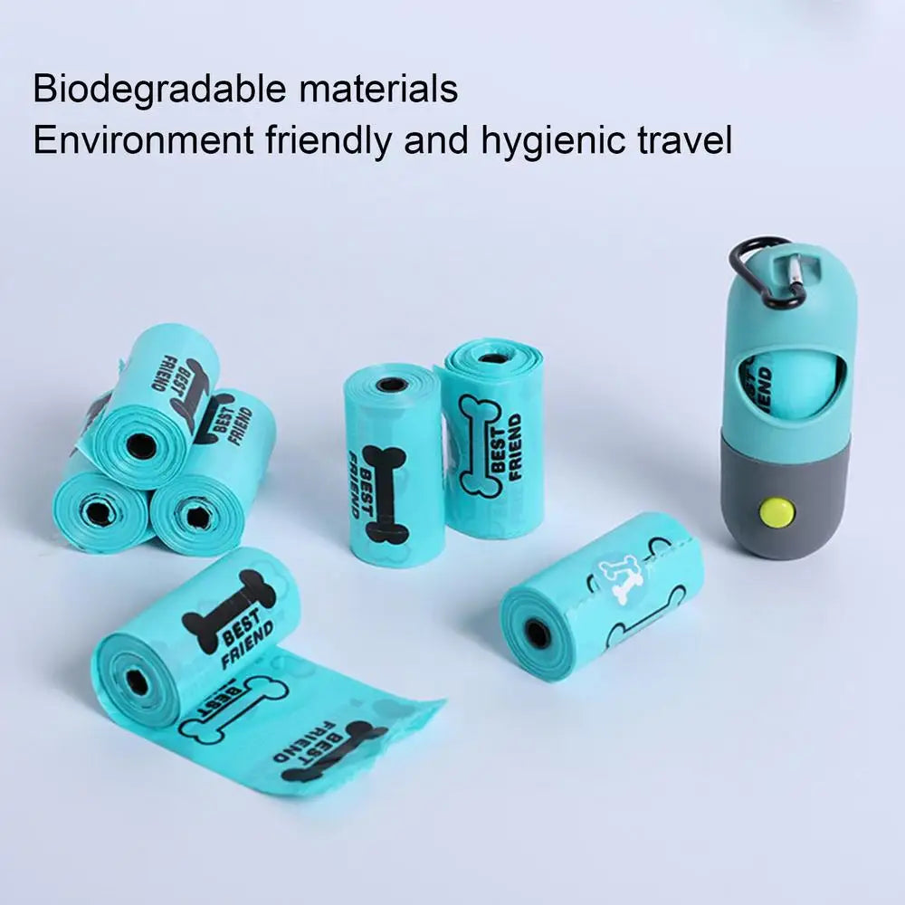 Pet Trash Bag Poop Dispenser Bags For Dog Pet Strong Toughness Potty Picker Bag For Car Outdoors Walking Home And Travel