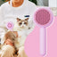 Cat Brush For Shedding Self-Cleaning Slicker Pets Grooming Tool With Release Button Shedding And Dematting Undercoat Rake Comb