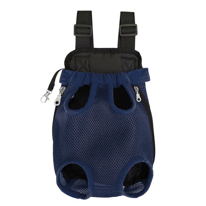 Pet Double Shoulder Portable Dog Backpack Mesh Breathable Carriers Dog Bag for Small Dogs Cat Puppy Outdoor Travel Pet Supplies
