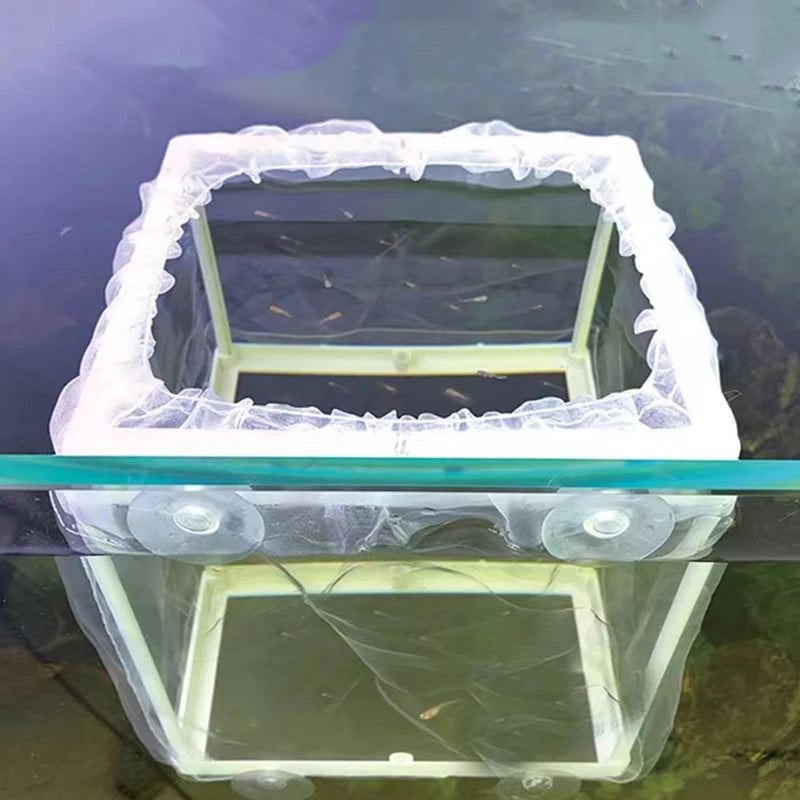 Dense Aquarium Fish Breeding Isolation Box Fish Tank Aquarium Breeder Hatching Incubator Fish Tanks Isolator Accessories Plastic