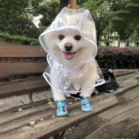 Waterproof Transparent Raincoat for Dogs Pet Dog Raincoat Spring Summer Rain Coats Puppy Outdoor Waterproof Clothes Pet Supplies