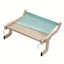 Pet Window Hanging Cat Bed, Removable Balcony Cat Hanging Hammock Wooden Assembly Indoor Bedside Bed Pet Nest