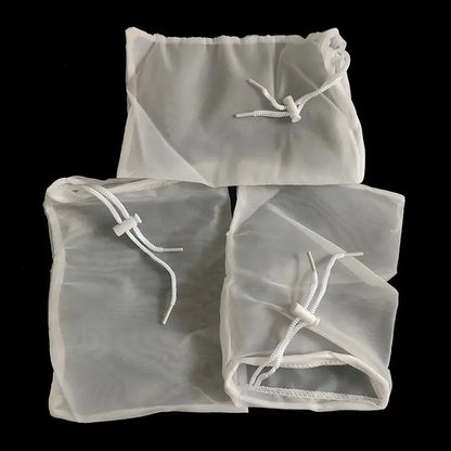 200 Mesh Nylon Filter Net Bag Acquarium Bio Ball Carbon Media Isolation Bags Food Filter Strainers Mesh Kitchen Strainer Bags