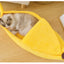 Banana Cat Bed House Funny Cute Cozy Cat Mat Beds Warm Durable Portable Pet Basket Kennel Dog Cushion Cat Supplies Multicolor