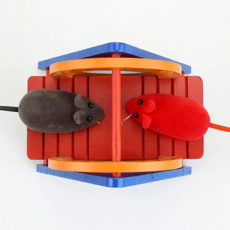 Small Pet Hamster Toys Guinea Pig Toy Wood Swing Funny Colorful Hamster Wing Set Natural Wood Pet Hammock Hamster Accessories