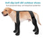 Dog Suspender Boots Waterproof Paw Protectors Non-slip Pets Paws Protector Adjustable Walking Shoes Booties Dog Paw Protectors