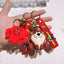 Cartoon Bugs Bunny Doll Keychain Cute Tweety Bird Daffy Duck Porky Pig Key Rings Pendant Accessories for Kids Birthday Gifts