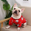 Warm Pet Clothing for Winter Soft Coral Fleece Dog Hoodies Cute Printed Puppy Small Dog Sweater French Bulldog Coat Cats Clothes