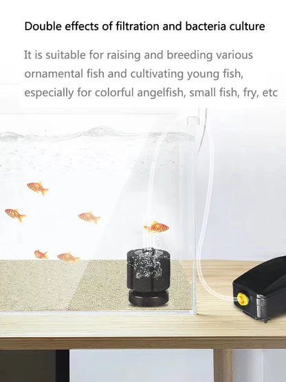 Aquarium Bio-Sponge Filter Air Pump Biochemical Filtration Noiseless Foam Bio Sponge Filter For Aquarium Fish Tank Accessories