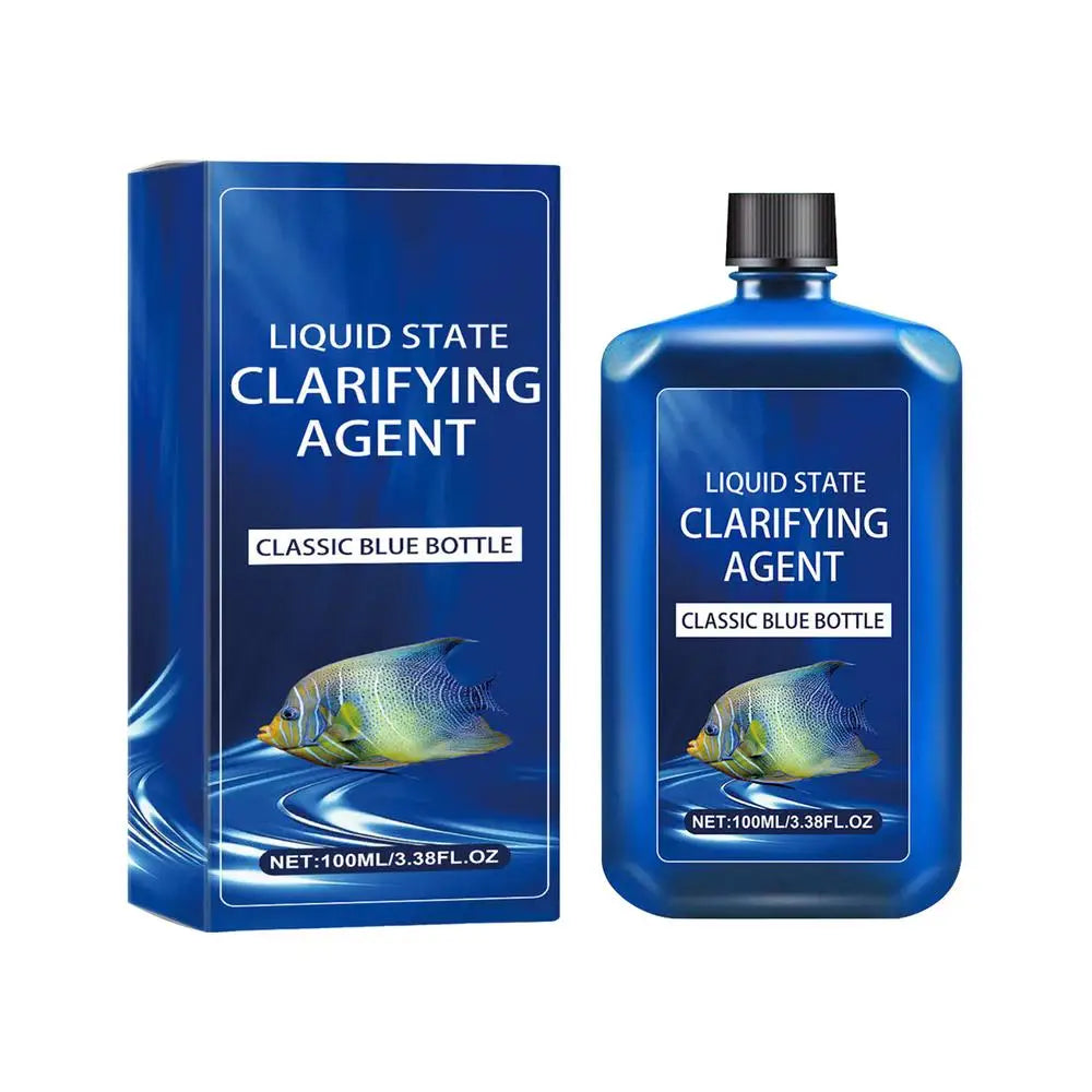 Aquarium Gravel Cleaner Aquarium Cleaning Solution 100 Ml Safe Cleaning Solution Water Clarifier For Aquarium