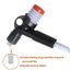 Press-Type Siphon Pump Aquarium Gravel Cleaner With Glass Scraper Fish Tank Water Changer Kit Adjustable Water Flow Sand Cleaner