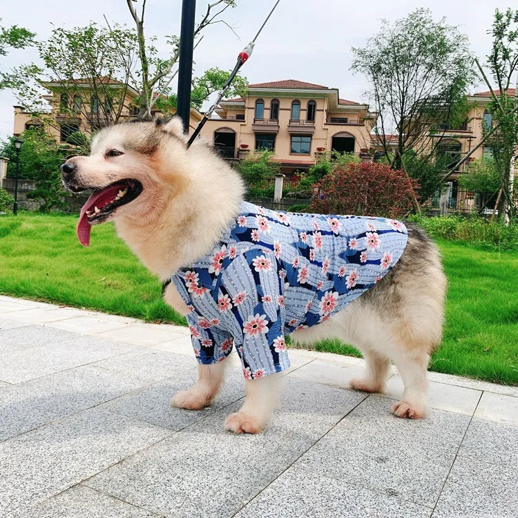 Dog Clothes Costume Cooling Vest  Pet Clothes Parent-child Wear One Color Eight Sizes  Dog Shirt