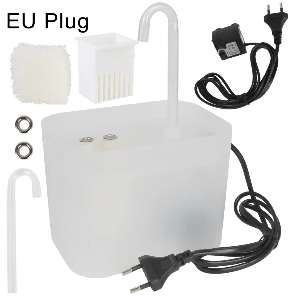 Recirculate Filtring Auto Filter Dispenser for Cats Pet Water Cat Water Fountain USB Electric Mute 1.5L Cat Drinker Bowl