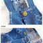 Dog Denim Dress for Small Dogs, Dark Wash Jeans Vest Tutu Skirts with Leash D-ring,Summer Clothes Yorkie Chihuahua Pet Apparel