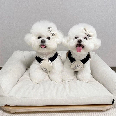 Cartoon Bunny Teddy York Dog Overalls Breathable Summer Spring Leisure Clothes for Cats Pocket Decorate Pet Boy Puppy T Shirt