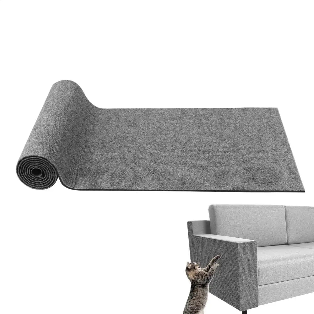 Cat Scratching Mat Self-Adhesive Trimmable Carpet Cat Pet Scratcher for Anti-scratching Sofa Furniture Protection Cat Accessorie