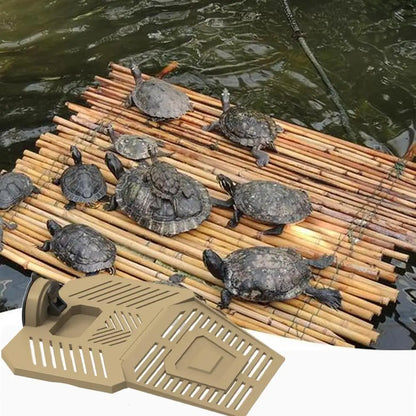 Turtle Docks For Basking Reptile Climbing Pier Detachable Tortoise Tank Dock Stable Turtle Basking Landscape With Feeding Area