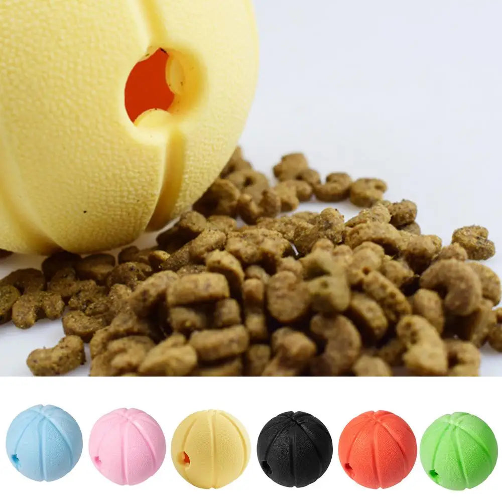Pet Toys Dog Chew Toys Tooth Cleaning Treat Squeaky Ball Extra-tough Interactive Ball Puppy Food Leaking Pet Sound Ball Toy