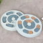 Dog Puzzle Toys Slow Food Dispenser Feeding Interactive Plate Bowl Non-Slip Anti-choking Increase IQ Cat Dogs Training Games