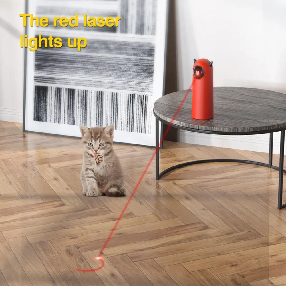 Laser Cat Teasing Device Teasing Pet Toys Infrared Intelligence Good-Looking Relieve Boredom Dog Toy Projection Capture Device