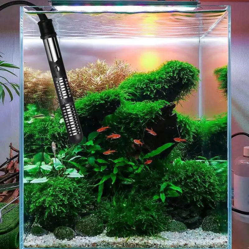 Aquarium Heater Cover Guard Aquarium Fish Tank Heating Rod Sleeve Heat-Resistant With Suction Cups Heater Protectors For Water