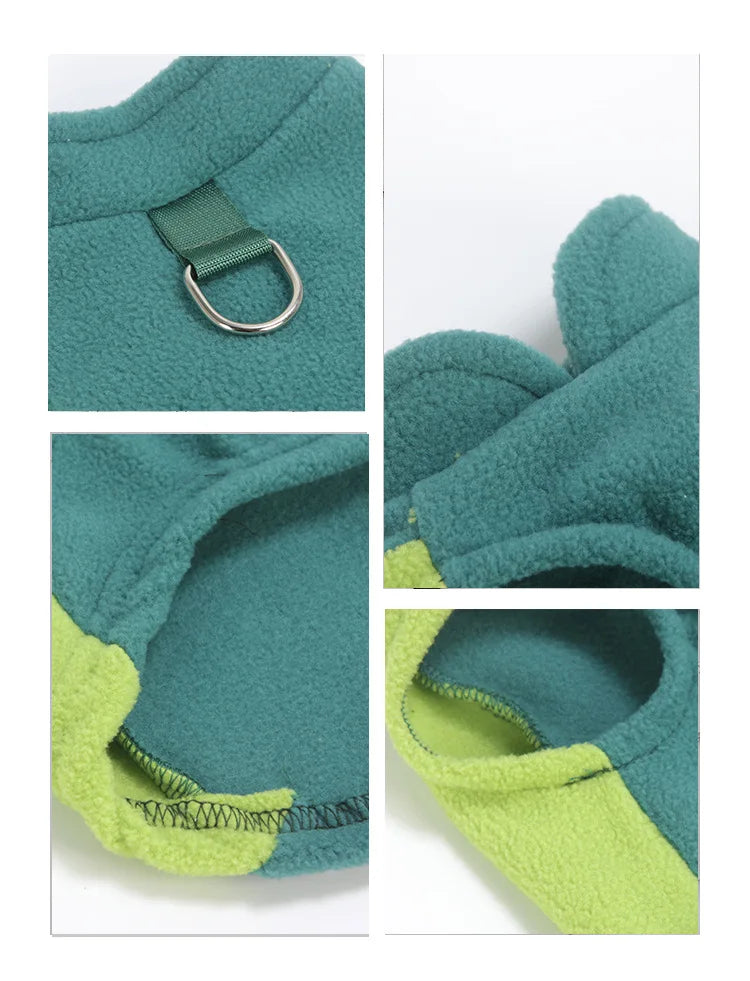 Fleece Vest Dog Sweater Warm Pullover Fleece Dog Jacket Winter Dog Clothes for Small Medium Dogs, Cold Weather Coat Pet Apparel