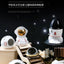 Honey squirrel ceramic food bowl hamster kettle drink device creative astronaut golden bear dodge nest prevent tipping bathtub