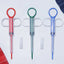 Pet Medical Feeder Syringe - Red, Blue, Green