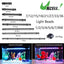 UXCELL 15-116CM Aquarium LED Light Full Spectrum Fish Tank 7-36 Light Beads Decor Colorful Lighting Lamp Plant Grow Tools