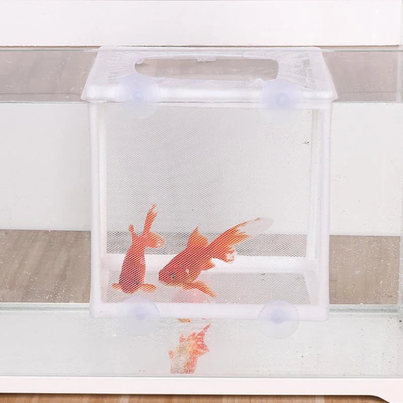 Plastic Aquarium Fish Breeding Isolation Box Fish Tank Aquarium Breeder Hatching Incubator Fish Tanks Isolator Accessories New