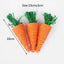Natural Straw Rope Carrot Hamster Molar Chew toy Small Pets Toys For Hamster Rabbit Grinding Groducts Gnaw Toy Supplies