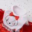 Cute Lace Princess Dog Tutu With Bow - Red, Yellow, Green