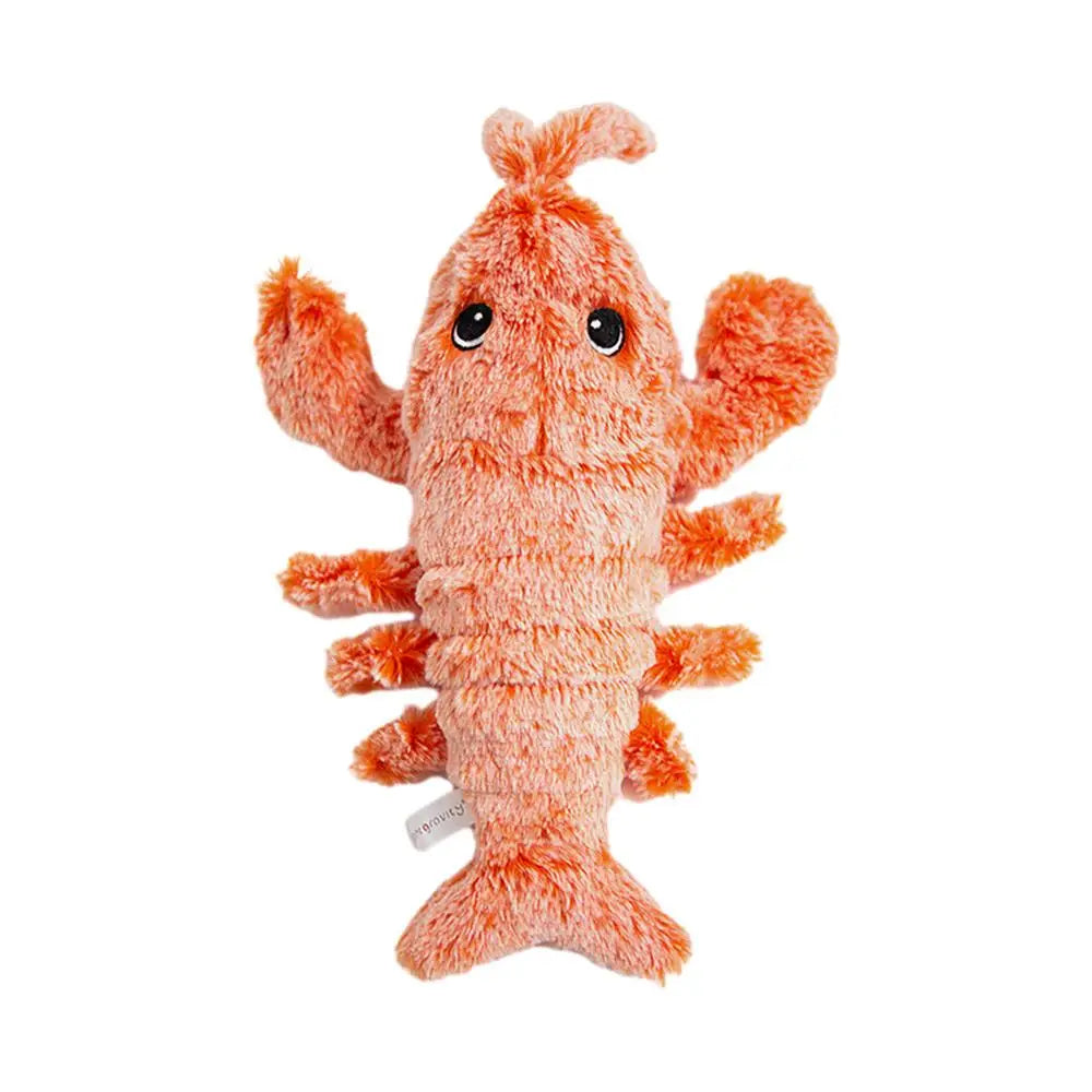 Dog Plush Chew Toy USB-Charged Pet ChewingToy Floppy Lobster Dog Toy Washable Cute Cat Toys For Puppy Dog Cats For Home Outdoor