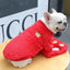 New Warm Fleece Pet Clothes Cute Print Coat Small Medium Dog Cat Shirt Jacket Teddy French Bulldog Chihuahua Winter Outfit