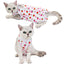 Cat Weaning Sterilization Suit Small Dog Cats Jumpsuit Anti-lick Recovery Clothing After Surgery Cute Print Pet Care Clothes