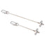 Stainless Steel Pet Parrot Feeder Fruit Corn Fork Toys Chicken Vegetables Holder Hang Cage Feeding Stick Feeder Accessories Pet