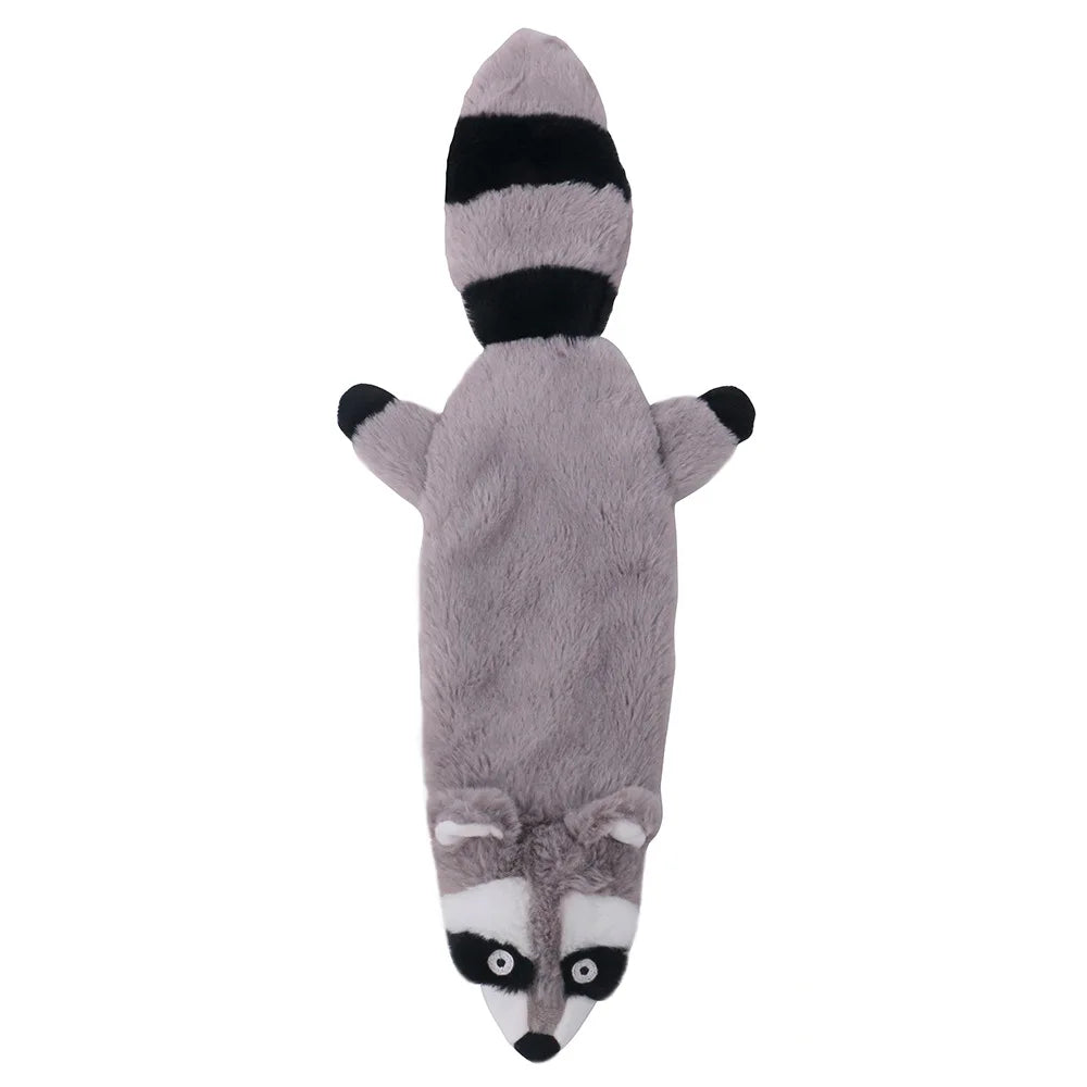 Dog Plush Toy Plush Animal Skin Three Piece Set Of Unfilled Pet Toys Squeaking Sound Dog Toys Fleece Squeak Toys