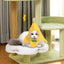Cat Costume Banana Hat Adorable Pet Headwear Hood Cat Caps Funny Cosplay Prop Halloween Apparel for Small Dogs Kitten Cats